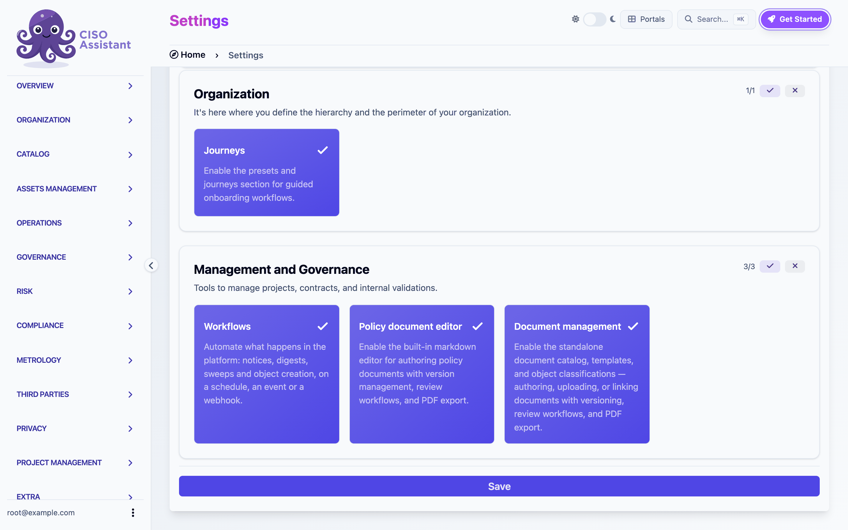 Enabling the Workflows feature flag